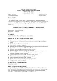 Position Title: Clerk-SASI/Office - Abbeville County School District
