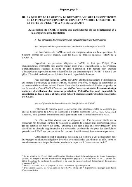 Rapport - La Documentation franÃ§aise