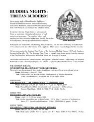 buddha nights: tibetan buddhism