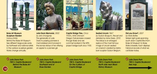 Public Art Brochure - Boise Arts and History