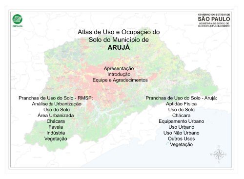 Atlas de Uso e Ocupação do Solo do Município de ARUJÁ - Emplasa