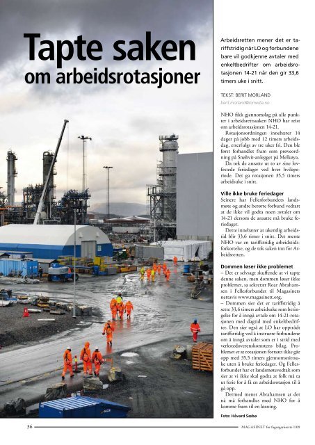 Mange tÃ¸r ikke fortelle sjefen at de er organisert - ArbeidsmiljÃ¸ pÃ¥ ...