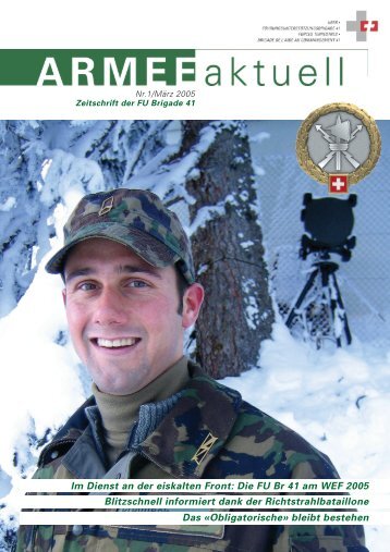 ARMEE Aktuell 1/2005 - Führungsunterstützungsbrigade 41 / SKS