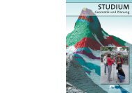 studium - Geomatik und Planung - ETH Zürich