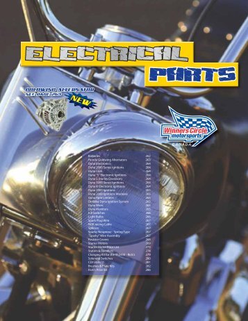 ELECTRICAL PARTS - Winners Circle