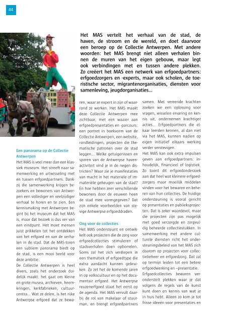 Brochure erfgoedwerking ( pdf ) - Museum aan de Stroom