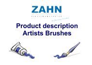 Product description Artists Brushes