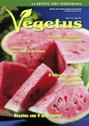 Descarga en PDF la revista Vegetus nÂº 19 - UniÃ³n Vegetariana ...