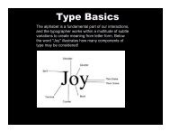 Typography Basics - Carter Hodgkin