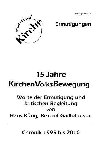 15 Jahre - Wir sind Kirche