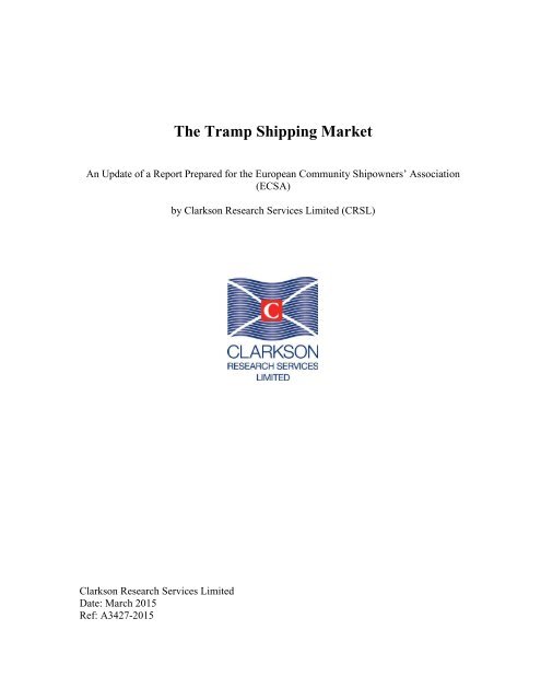 ECSA - The Tramp Shipping Market Mar 2015