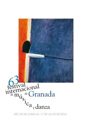 Programa pdf - Festival Internacional de MÃºsica y Danza de Granada