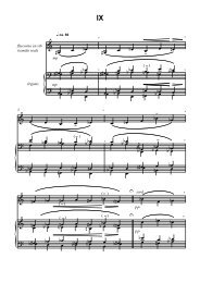 Muestra en PDF de la partitura (Coral IX) - Sul Ponticello