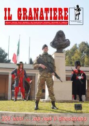 n .1 - gennaio-marzo 2009 - Associazione Nazionale Granatieri di ...