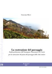 La costruzione del paesaggio - ArchigraficA