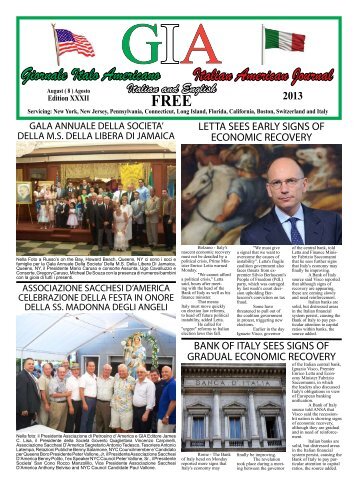 Italian American Journal Giornale Italo Americano - GIA