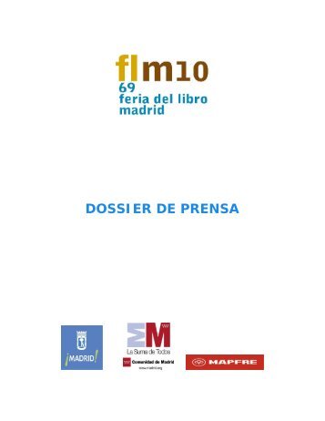 Dossier de Prensa Feria del Libro 2010 - Dospassos