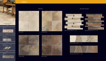 Sales Sheet - Products - Daltile