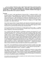 graduatoria - Programmazione Unitaria Regione Campania