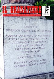 n . 3 - luglio - settembre 2010 - Associazione Nazionale Granatieri di ...