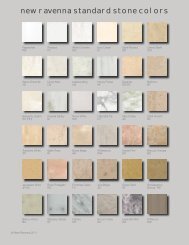 new ravenna standard stone colors