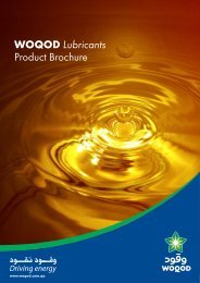 WOQOD Lubricants Product Brochure