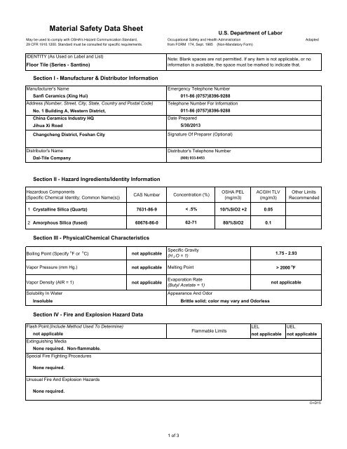 Download Santino- Sanfi MSDS - Products