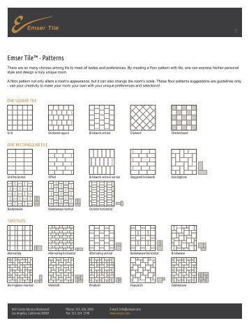 Emser Tile™ - Patterns