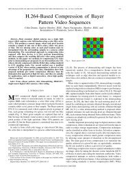 H.264-Based Compression of Bayer Pattern Video Sequences