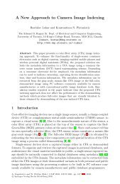 A New Approach to Camera Image Indexing - ResearchGate