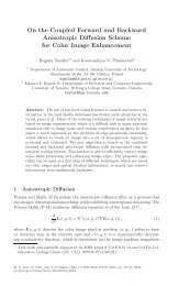 On the Coupled Forward and Backward Anisotropic Diffusion ...