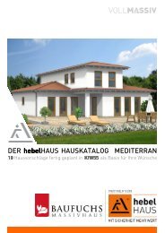 DER hebelHAUS HAUSKATALOG MEDITERRAN