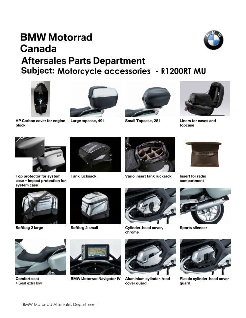 Bmw clearance motorcycle accessories