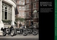 Bonneville, Bonneville Se And T100 SS CC Triumph