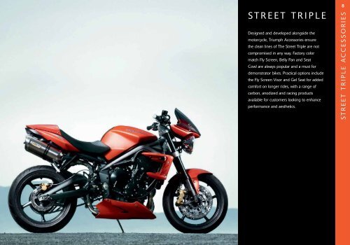 Accessories for your Triumph Street Triple