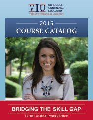 SCE COURSE CATALOG