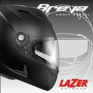 O W N E R M A N U A L - Lazer Helmets