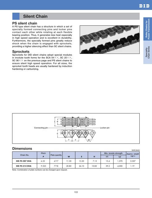 DID 60 standard roller chain - Big Bike Webshop