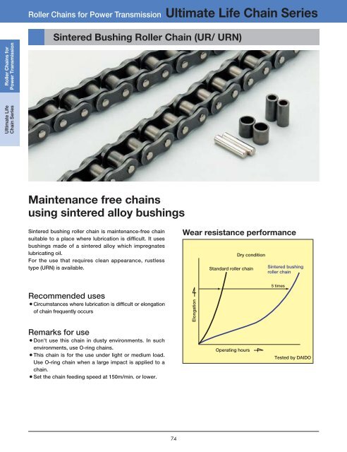 DID 60 standard roller chain - Big Bike Webshop