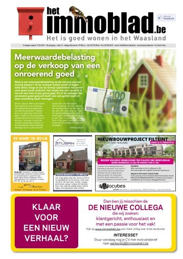 Het Immoblad 17-03-2015