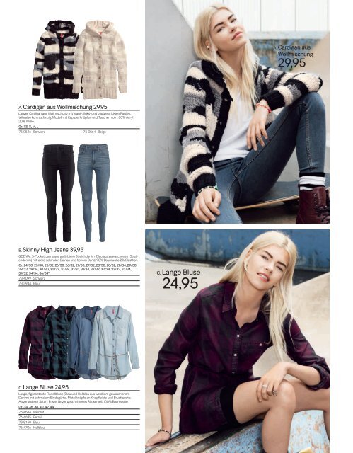 H&M Katalog Herbst MOde