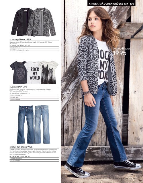 H&M Katalog Herbst MOde