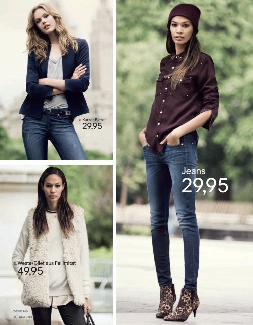 H&M Katalog Herbst MOde