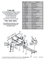 P/N: 4501-0051 CAN AM