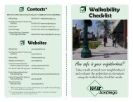 Walk San Diego's walkability checklist (simple audit ... - Victoria Walks