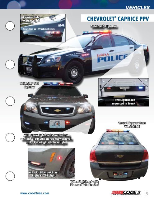 CHEVROLETÂ® CAPRICE PPV - Code 3 Public Safety Equipment