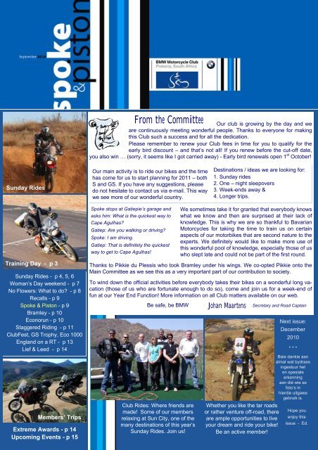 1.5MB - BMW Motorcycle Club of Pretoria, South Africa