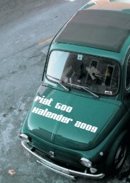 Fiat 500 Kalender 2009 - 500er-Fiat.de