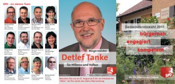 SPD - ein starkes Team - SPD-Ortsverein Hillerse