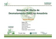 Sistema de Alerta de Desmatamento (SAD) na AmazÃ´nia - OBT